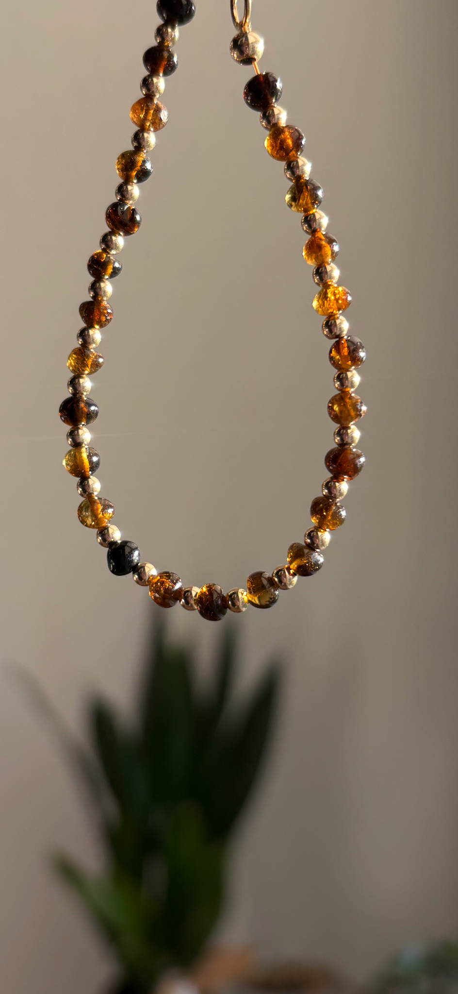 MIA | BROWN TOURMALINE + GOLD BRACELET