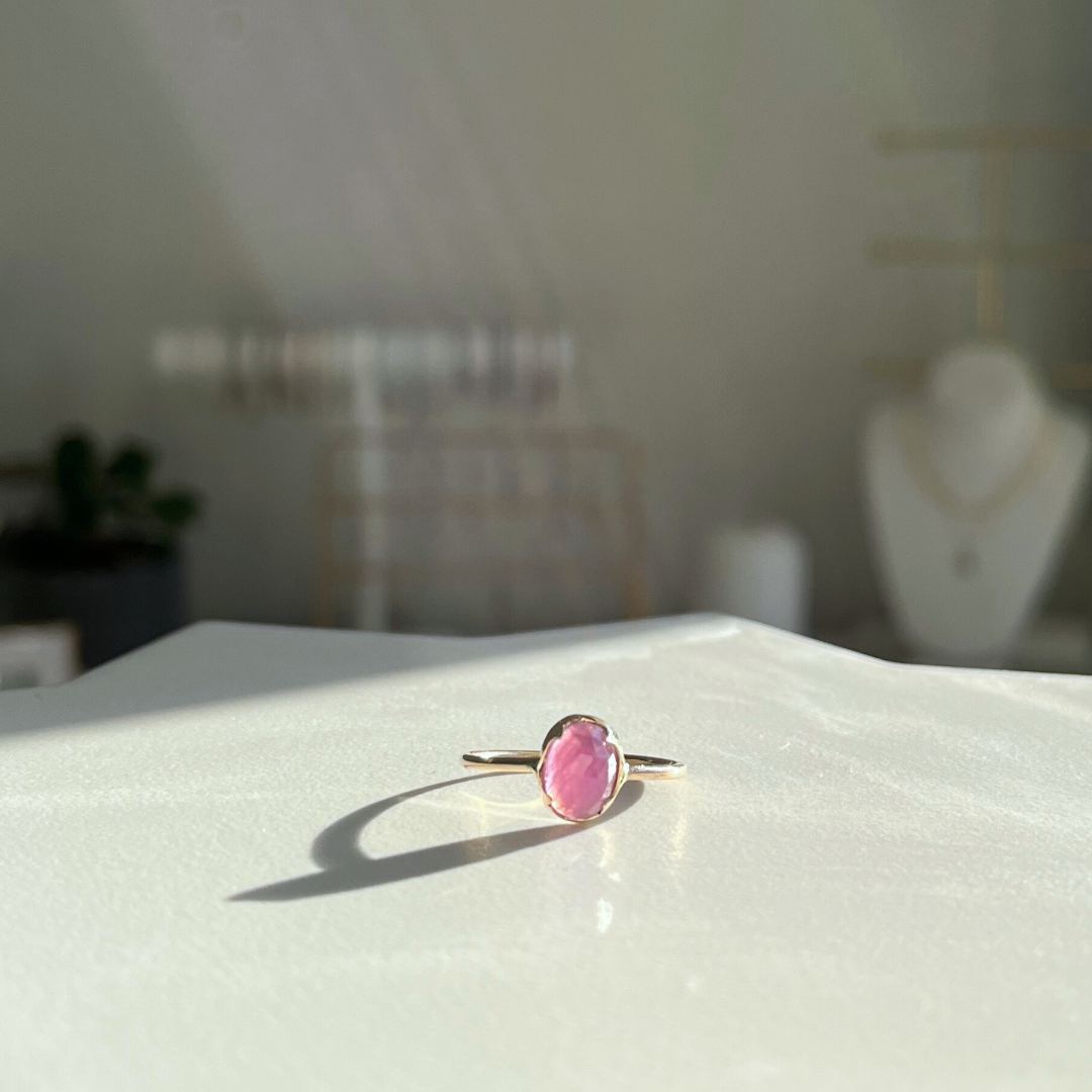 FLEUR | SOLID GOLD SET GEMSTONE