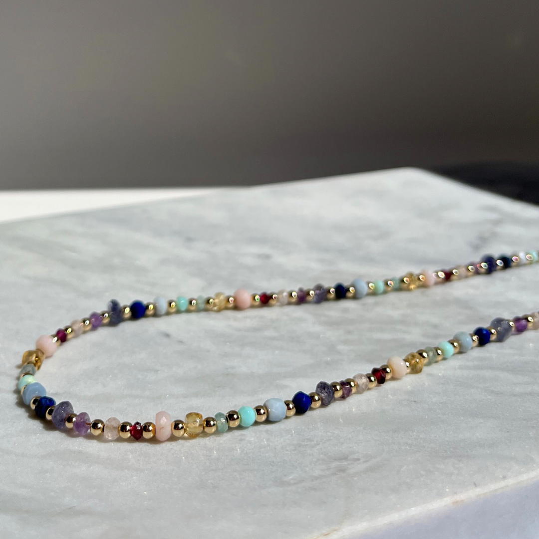 MIA | GOLD CONFETTI NECKLACE