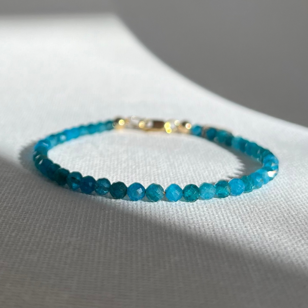 MIA | BLUE APATITE BRACELET