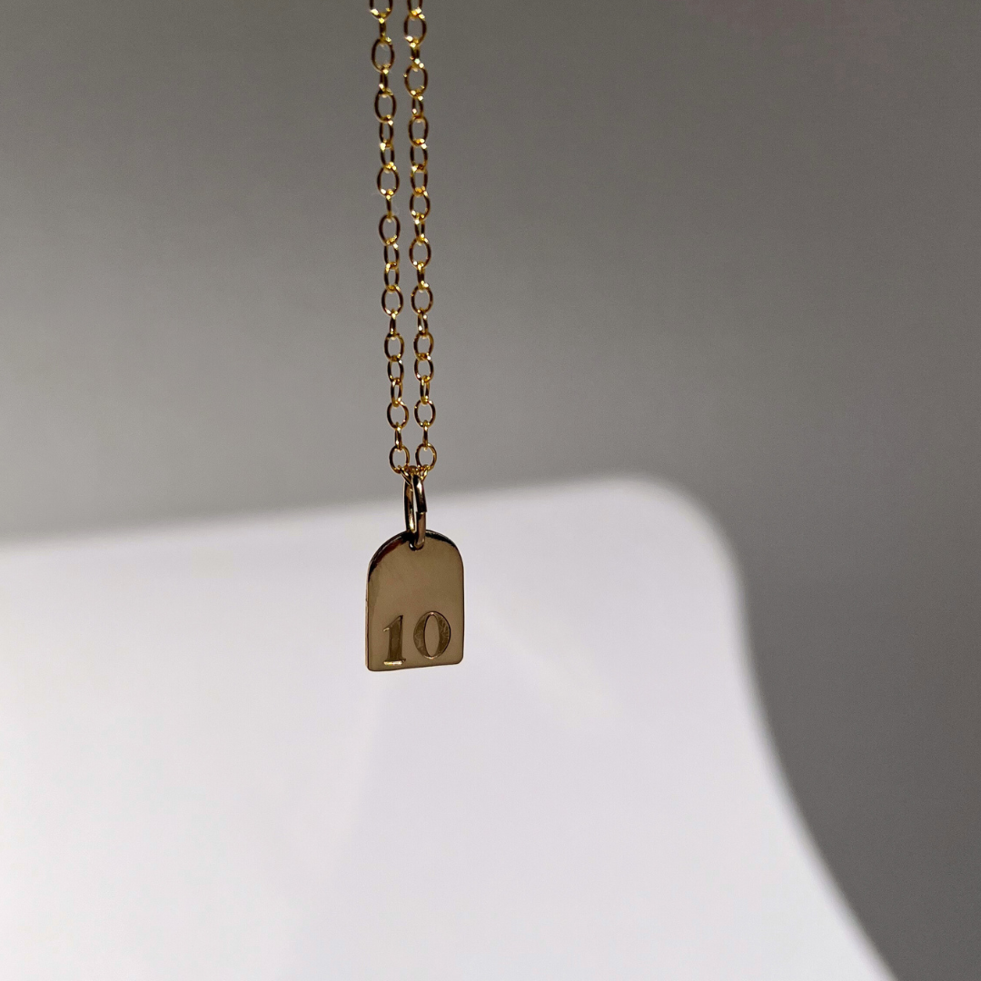 NUMBER NECKLACE