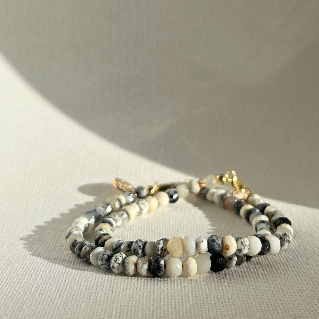 MIA | SALT + PEPPER OPAL BRACELET