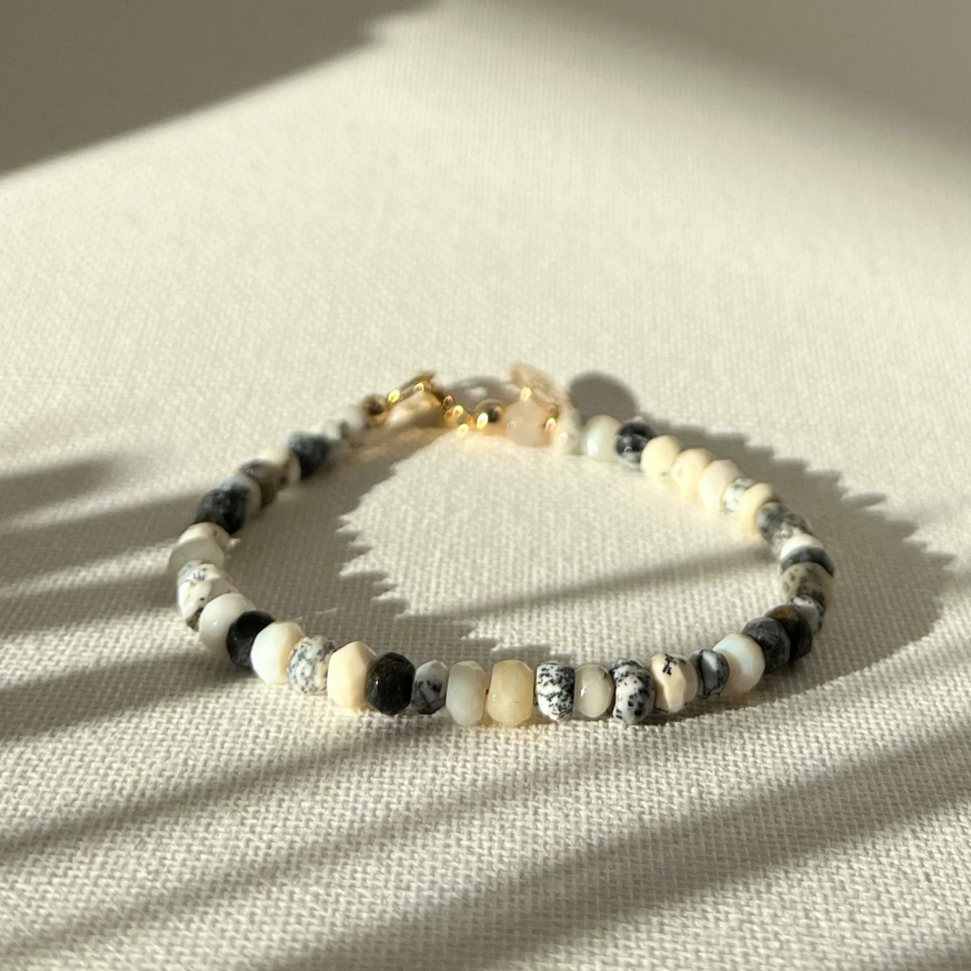 MIA | SALT + PEPPER OPAL BRACELET