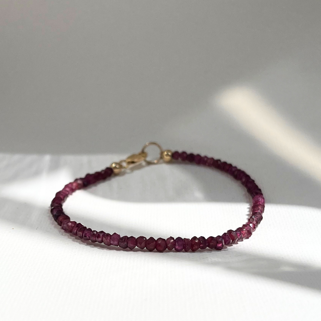 MIA  |   GARNET BRACELET