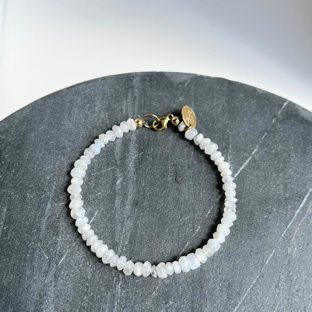 MIA     |     RAINBOW MOONSTONE BRACELET