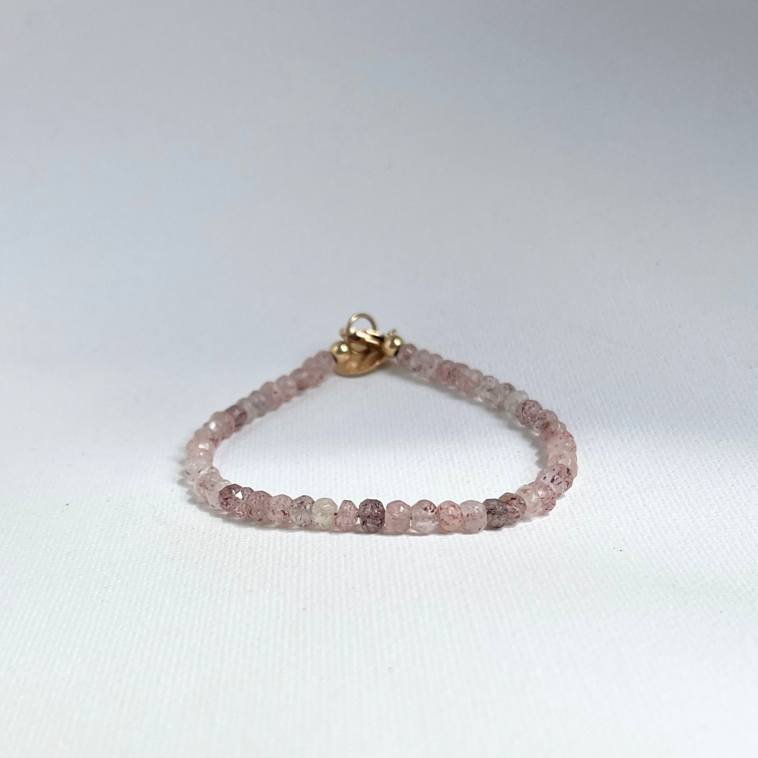 MIA | STRAWBERRY QUARTZ BRACELET