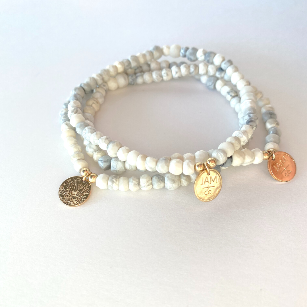 MIA   |    HOWLITE BRACELET