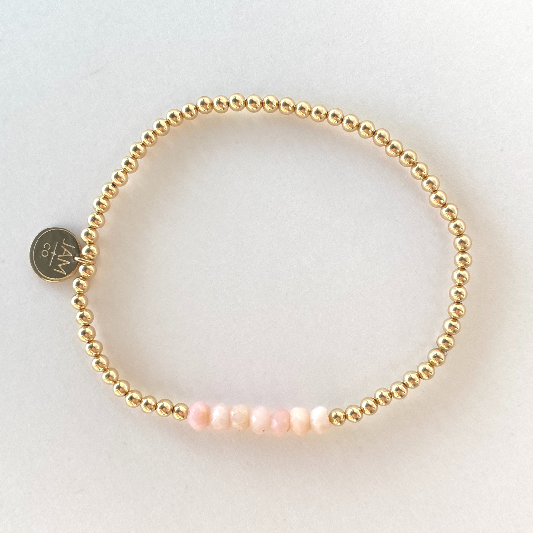 LILY | BLUSH OPAL BRACELET