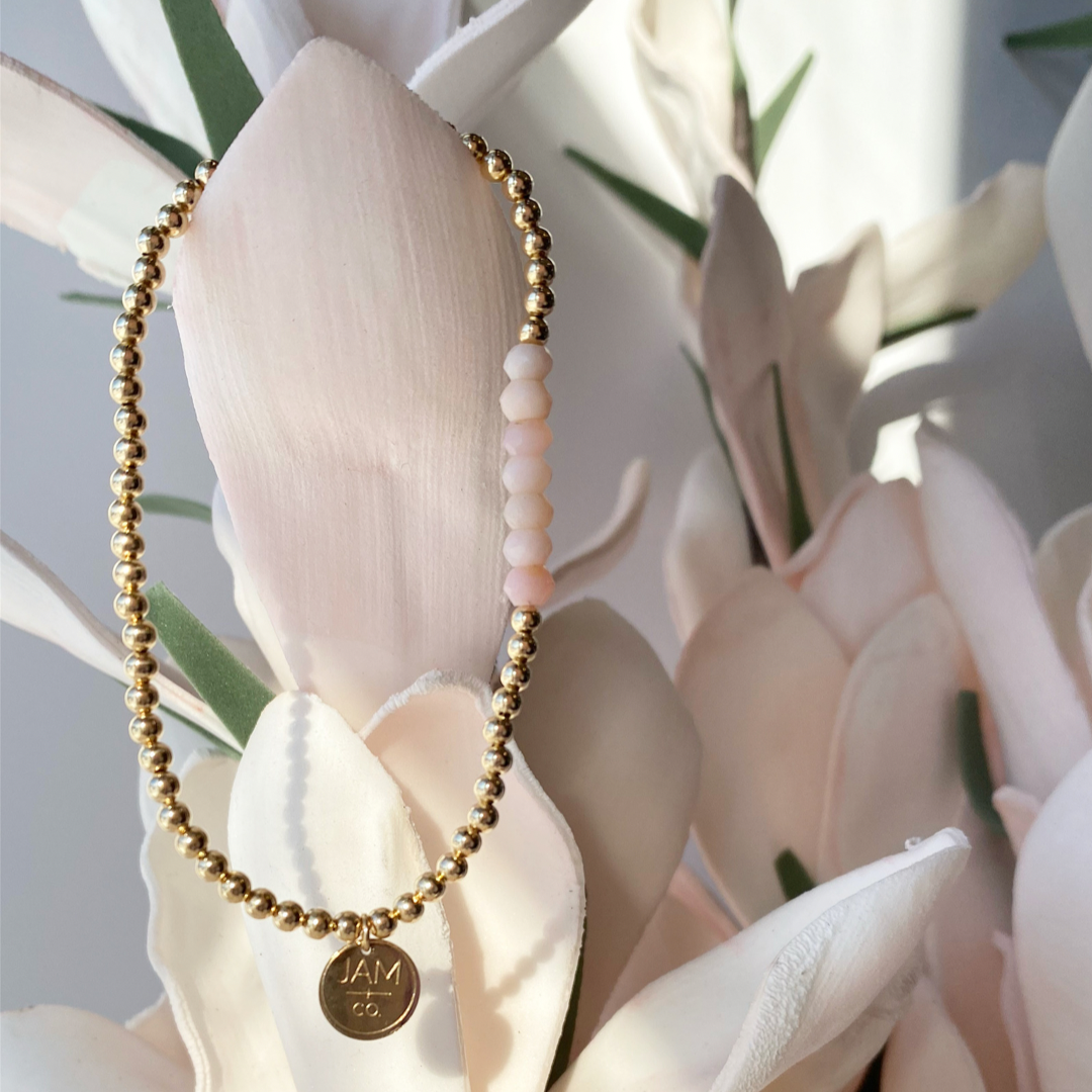 LILY | BLUSH OPAL BRACELET