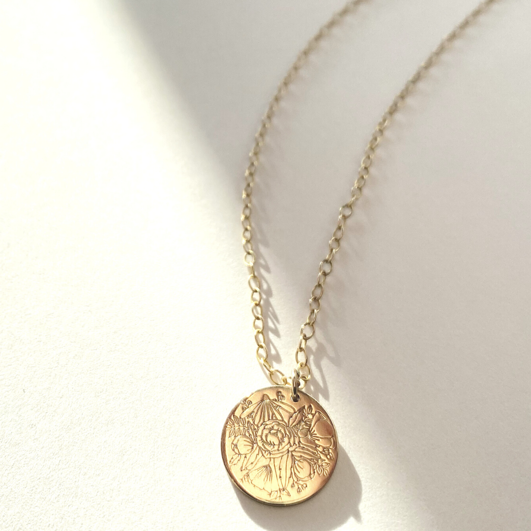 WILDFLOWER NECKLACE | GOLD
