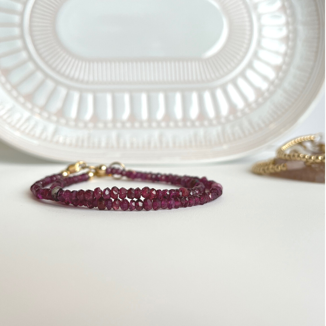 MIA  |   GARNET BRACELET