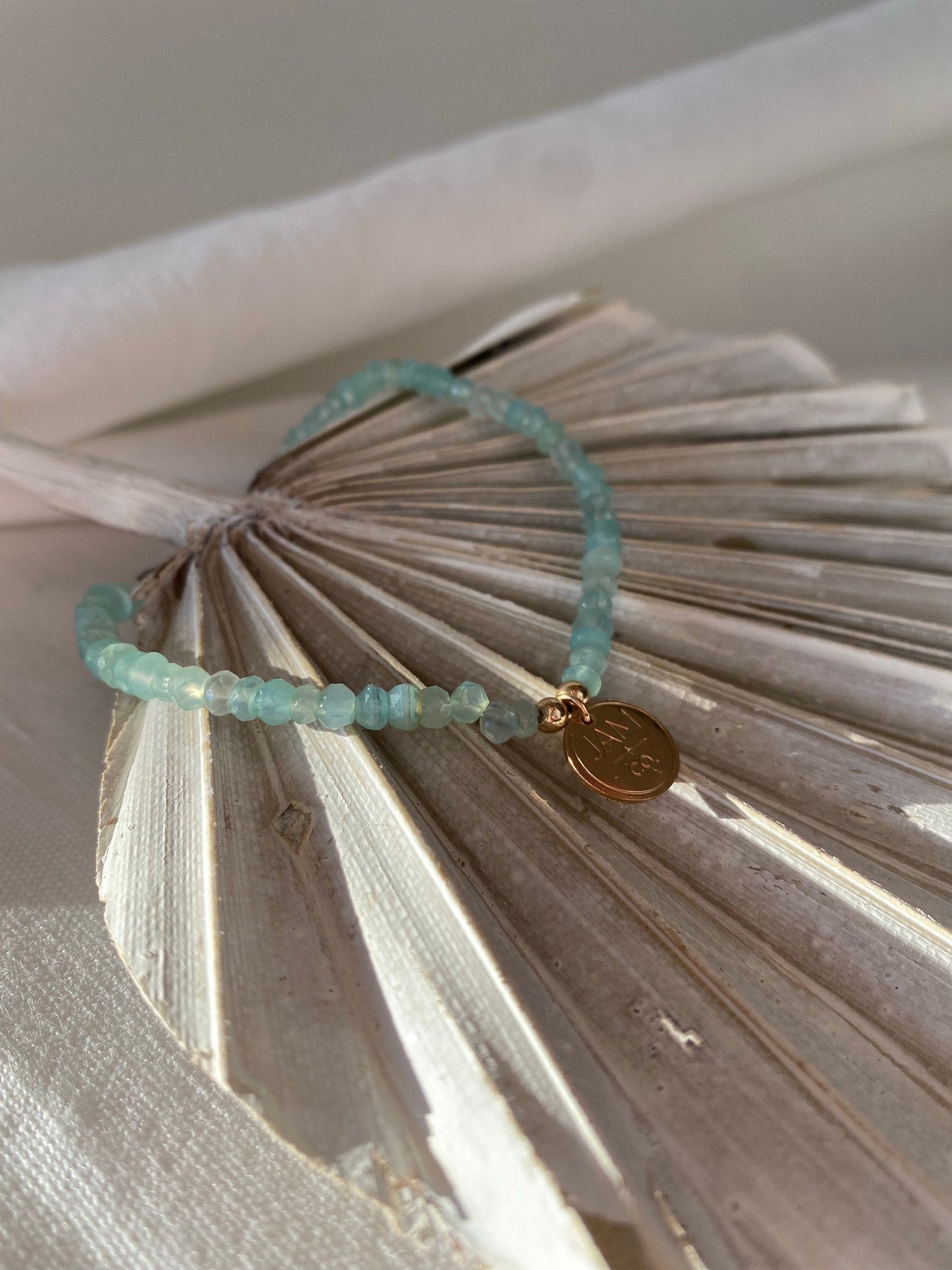 MIA | SEA GREEN CHALCEDONY BRACELET