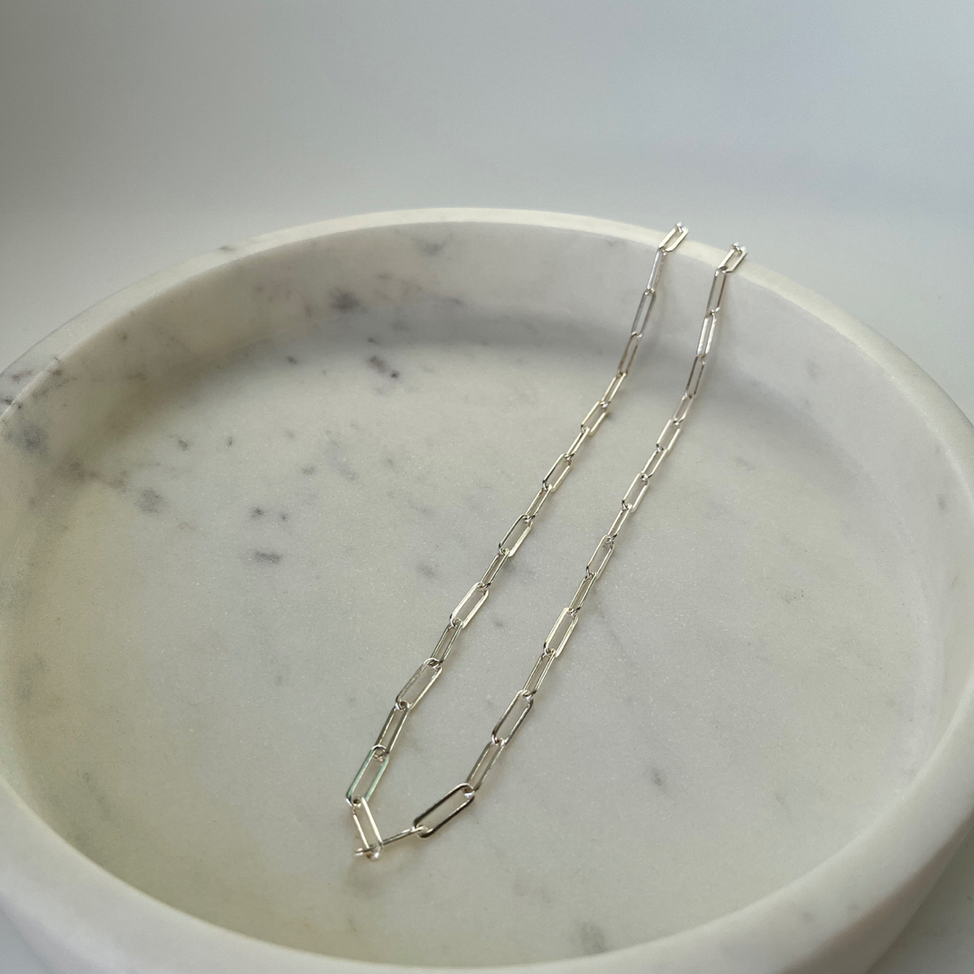 PEONY | NECKLACE SILVER