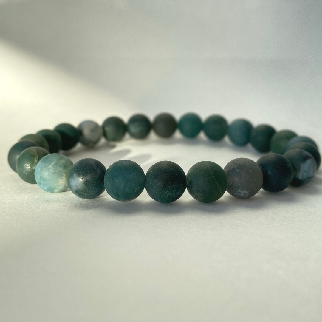 SEQUOIA BRACELET MOSS AGATE