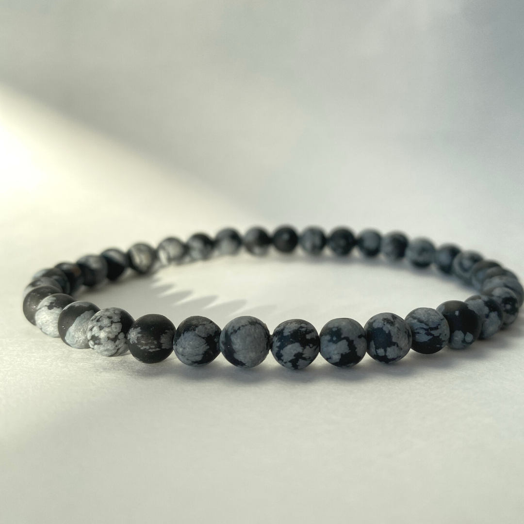 SEQUOIA BRACELET SNOWFLAKE OBSIDIAN