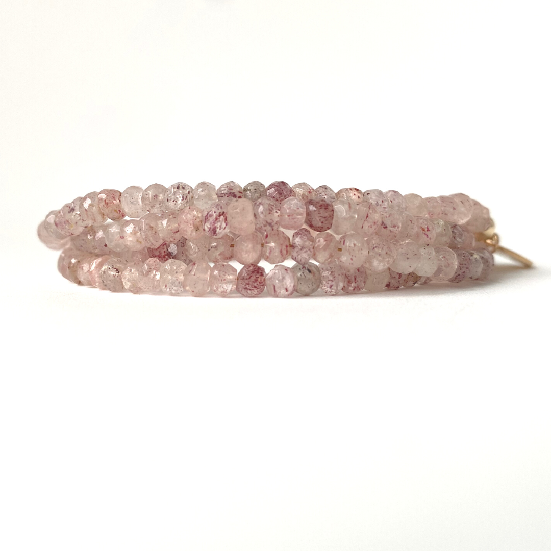 MIA | STRAWBERRY QUARTZ BRACELET