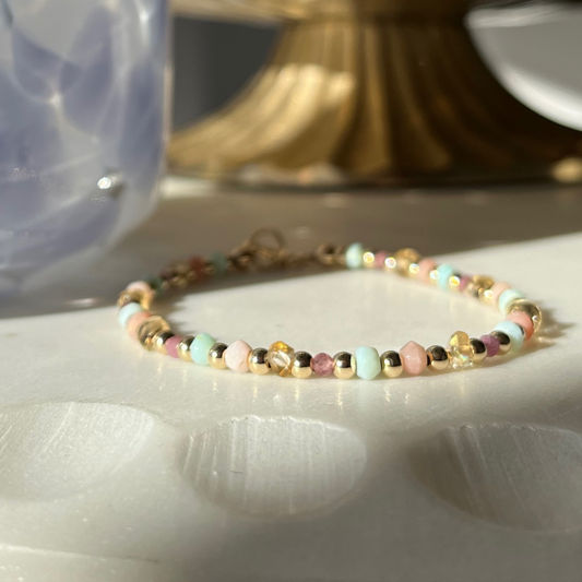 MIA  |  SORBET + GOLD BRACELET