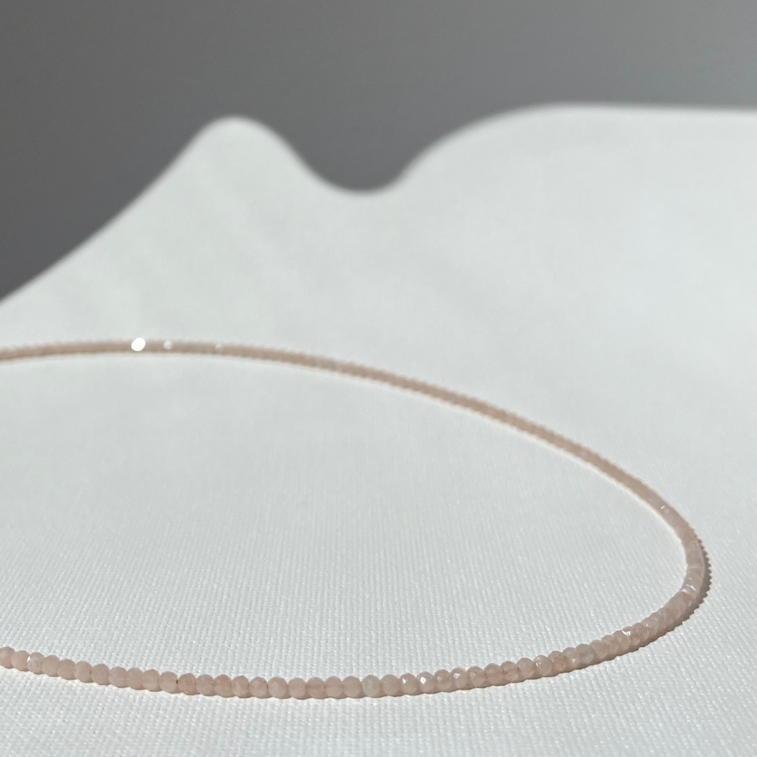 MIA  |  BLUSH MOONSTONE NECKLACE