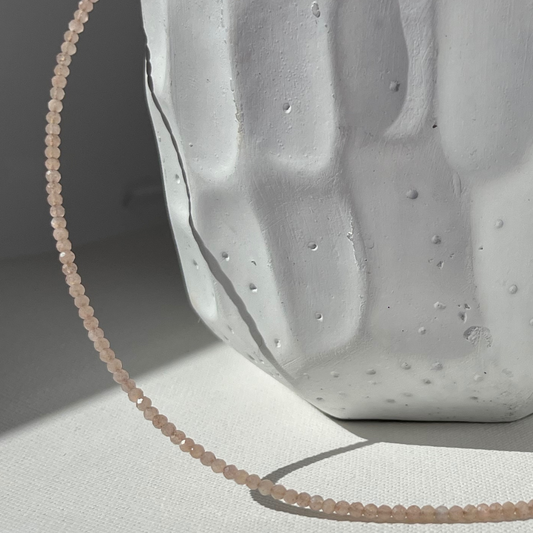 MIA  |  BLUSH MOONSTONE NECKLACE