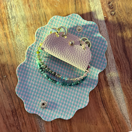 PETITE  SCALLOP  JEWELRY CLUTCH  |  SAGE+BLUSH
